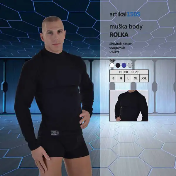 Muška body rolka - Nagard, 1505